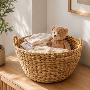 Boat shaped water hyacinth basket, vase tray, and rattan decor-06 Boat shaped water hyacinth basket, vase tray, and rattan decor