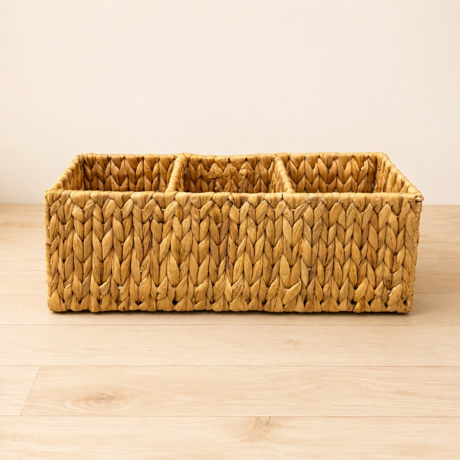 Water hyacinth utensil holder