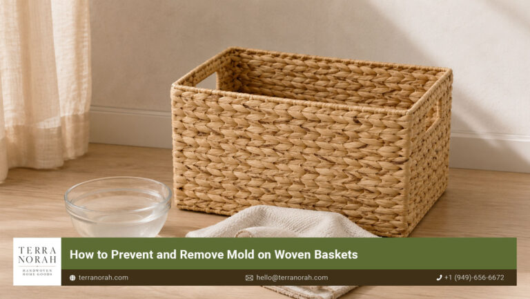 How to Prevent and Remove Mold on Woven Baskets
