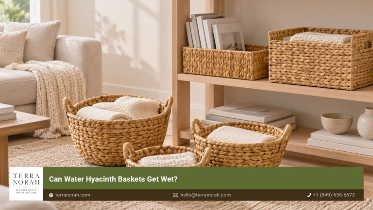 Can Water Hyacinth Baskets Get Wet